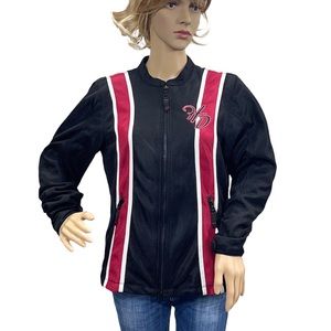 HARLEY-DAVIDSON Women’s Light Weight Black & Red Jacket Size Medium